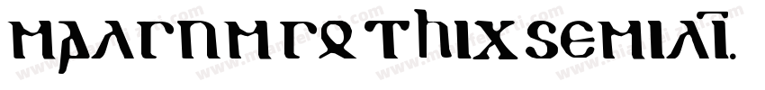 malgum gothic semili字体转换